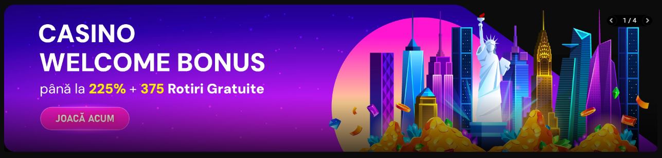 Joacă la Manhattan Casino și primește până la 225% bonus